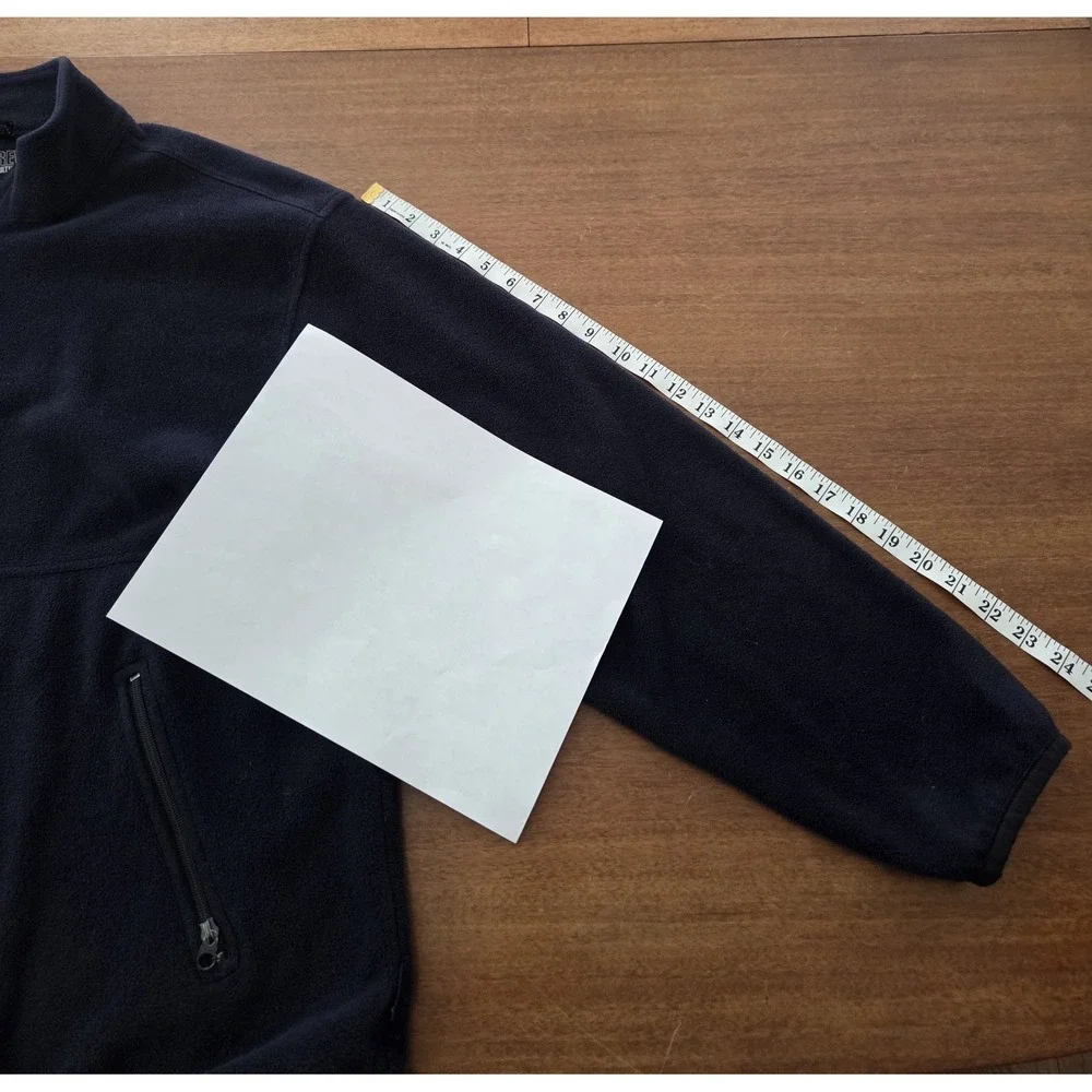 Vtg J Crew Jcmg Fleece Jacket Men's Xl Multiglisse Navy‎